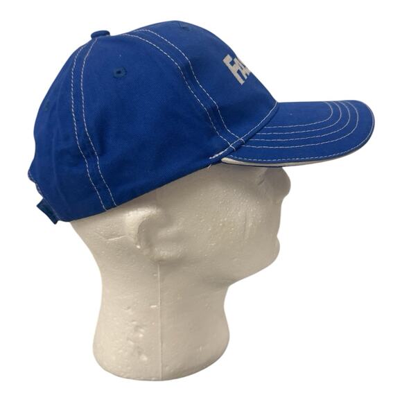 New Fastenal Baseball Cap Hat Adjustable Strapback Blue White Stitch 100% Cotton - Picture 4 of 9